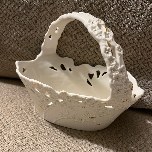 Lenox Other - Lenox cherry blossom basket. 7” across